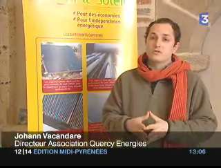 johann vacandare, directeru de l'association Quercy Energie