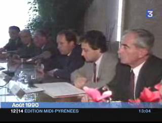 les hommes politiques de cahors en 1990
