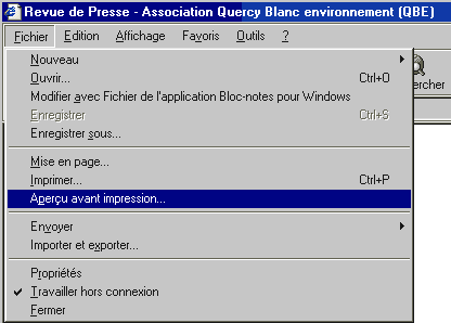 Aperu avant impression...